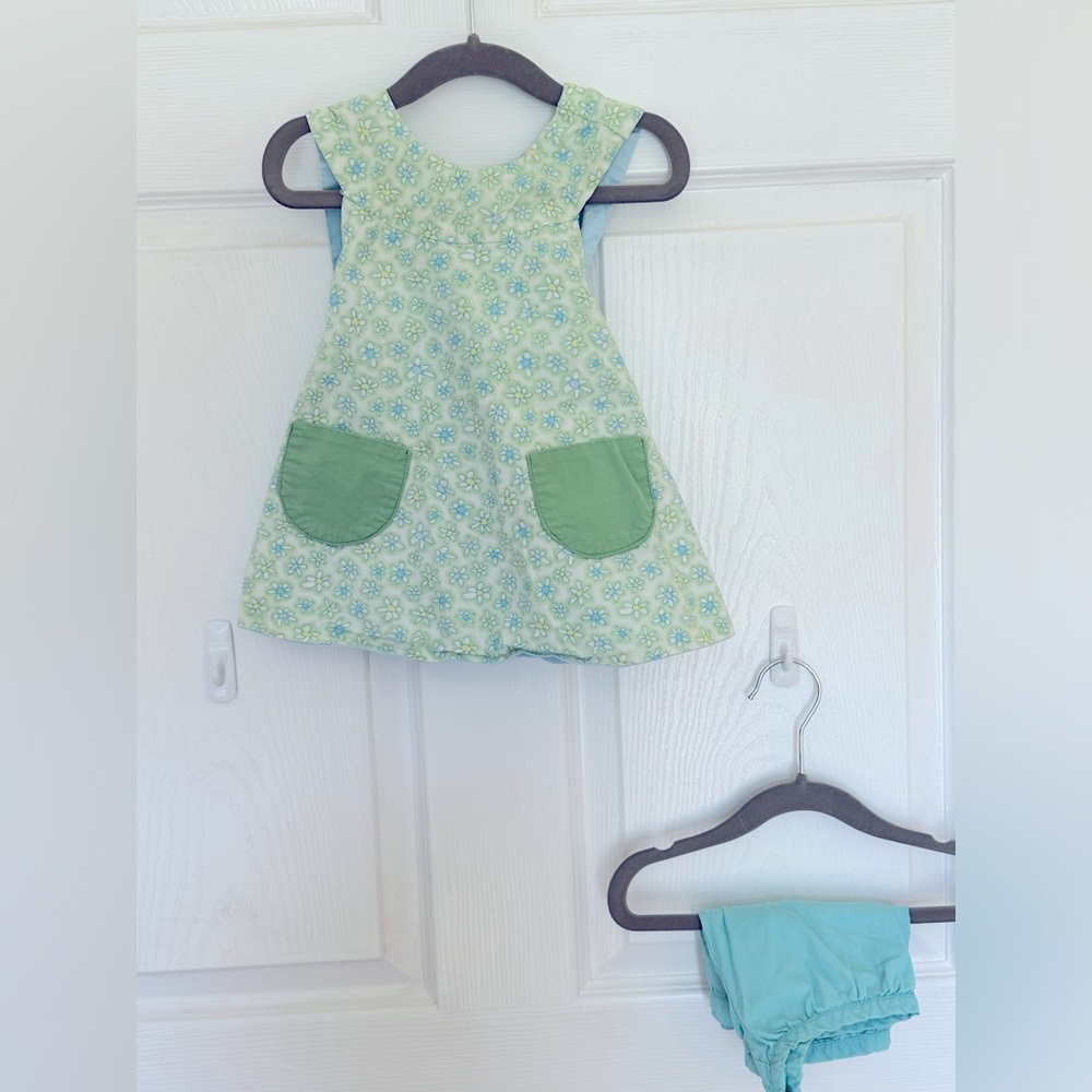 Retro Handmade Girls Play-Romper